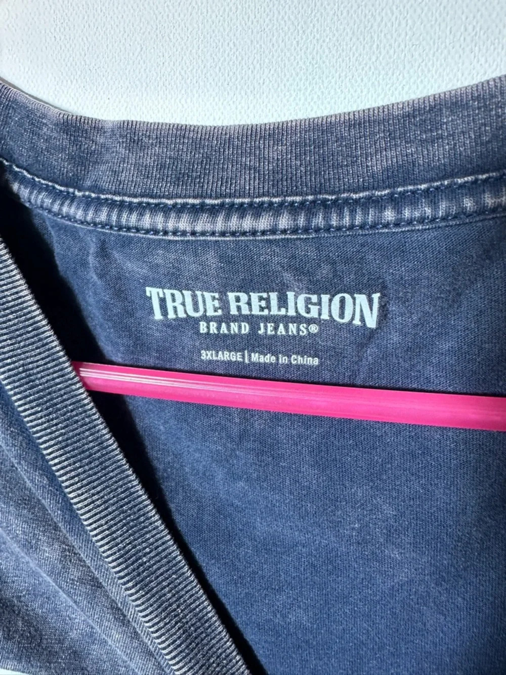 90s Y2K style True Religion Indigot Logo Crew Tee